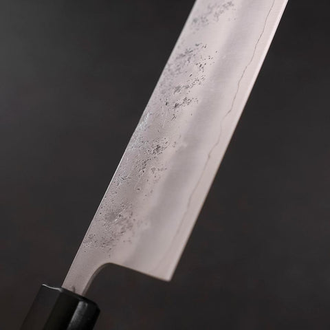 Nakiri Silver Steel #3 Nashiji Walnussholz Griff 165mm-[Musashi]-[Japan-Küchenmesser]