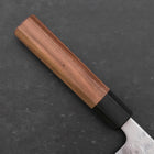 Nakiri Silver Steel #3 Nashiji Walnussholz Griff 165mm-[Musashi]-[Japan-Küchenmesser]