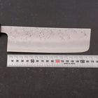 Nakiri Silver Steel #3 Nashiji Walnussholz Griff 165mm-[Musashi]-[Japan-Küchenmesser]