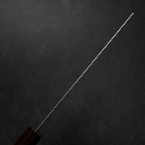 Nakiri Silver Steel #3 Nashiji Walnut Handle 165mm (6.5”)-[Musashi]-[Japan-Küchenmesser]