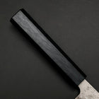 Nakiri Silver Steel #3 Nashiji Washi Blauer Urushi Griff 165mm-[Musashi]-[Japan-Küchenmesser]