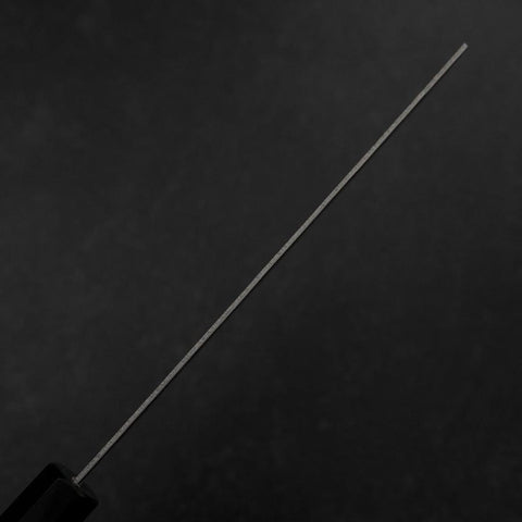 Nakiri Silver Steel #3 Nashiji Washi Büffelhorn und Bubinga Griff 165mm-[Musashi]-[Japan-Küchenmesser]