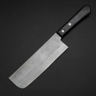Nakiri Silver Steel #3 Nashiji Western Handle 170mm (6.7”)-[Musashi]-[Japan-Küchenmesser]