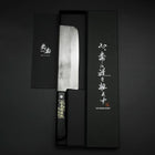 Nakiri Silver Steel #3 Nashiji Western Handle 170mm (6.7”)-[Musashi]-[Japan-Küchenmesser]