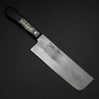 Nakiri Silver Steel #3 Nashiji Westlicher Griff 170mm-[Musashi]-[Japan-Küchenmesser]