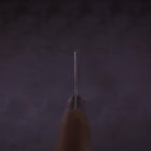 Nakiri Silver Steel #3 Walnussholz Griff 165mm-[Musashi]-[Japan-Küchenmesser]