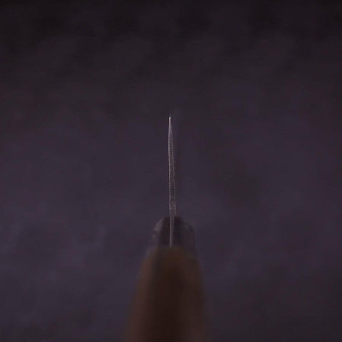 Nakiri Silver Steel #3 Walnussholz Griff 165mm-[Musashi]-[Japan-Küchenmesser]
