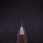Nakiri Silver Steel #3 Walnussholz Griff 165mm-[Musashi]-[Japan-Küchenmesser]