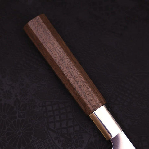 Nakiri Silver Steel #3 Walnussholz Griff 165mm-[Musashi]-[Japan-Küchenmesser]