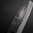 Nakiri Stainless Clad Blue Steel #2 Kurouchi Walnut Handle 165mm (6.5”)-[Musashi]-[Japanese-Kitchen-Knives]