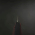 Nakiri Stainless Clad Blue Super Polished Western Black Red Handle 160mm-[Musashi]-[Japanese-Kitchen-Knives]