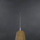Nakiri Stainless Clad White Steel #2 Tsuchime Yaki Urushi Handle 165mm (6.5”)-[Musashi]-[Japan-Küchenmesser]