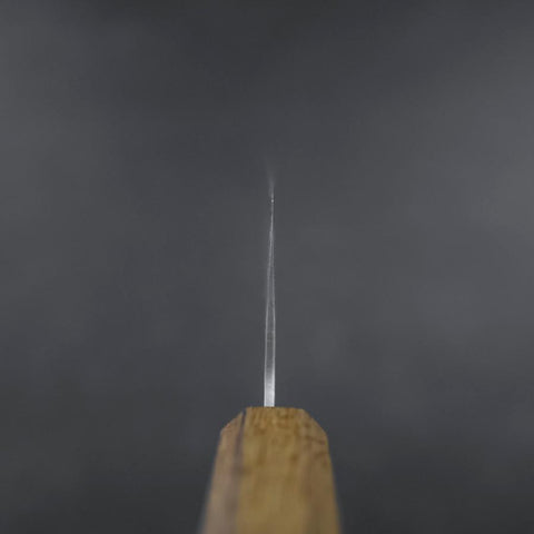 Nakiri Stainless Clad White Steel #2 Tsuchime Yaki Urushi Handle 165mm (6.5”)-[Musashi]-[Japan-Küchenmesser]