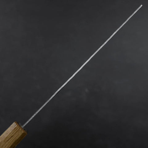 Nakiri Stainless Clad White Steel #2 Tsuchime Yaki Urushi Handle 165mm (6.5”)-[Musashi]-[Japan-Küchenmesser]
