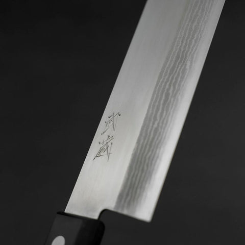 Nakiri VG-1 Damast Westlicher Griff in Schwarz 165mm-[Musashi]-[Japan-Küchenmesser]