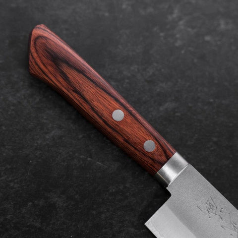 Nakiri VG-1 Nashiji Westlicher Mahagoni Griff 165mm-[Musashi]-[Japan-Küchenmesser]