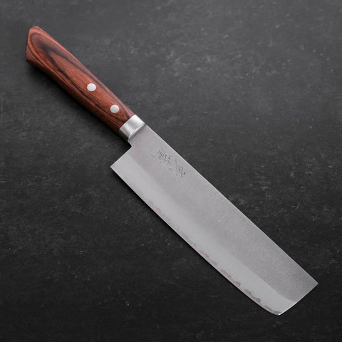 Nakiri VG-1 Nashiji Westlicher Mahogani Griff 165mm-[Musashi]-[Japan-Küchenmesser]