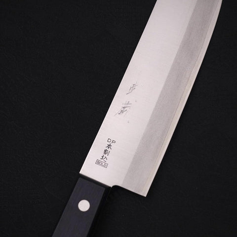 Nakiri VG-1 Poliert Westlicher Griff in Schwarz 160mm-[Musashi]-[Japan-Küchenmesser]