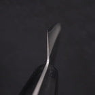 Nakiri VG-1 Poliert Schwarz Westlicher Griff 160mm-[Musashi]-[Japan-Küchenmesser]