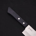Nakiri VG-1 Poliert Schwarz Westlicher Griff 160mm-[Musashi]-[Japan-Küchenmesser]