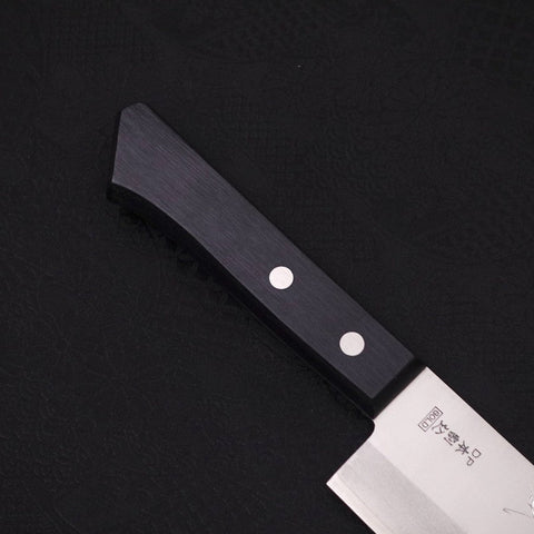 Nakiri VG-1 Poliert Schwarz Westlicher Griff 160mm-[Musashi]-[Japan-Küchenmesser]