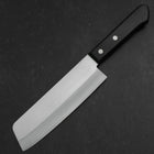 Nakiri VG-1 Poliert Schwarzer Westlicher Griff 160mm-[Musashi]-[Japan-Küchenmesser]