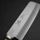 Nakiri VG-1 Poliert Schwarzer Westlicher Griff 160mm-[Musashi]-[Japan-Küchenmesser]
