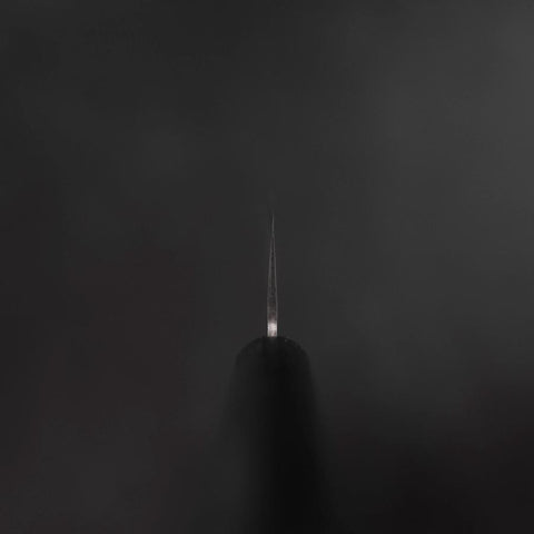 Nakiri VG-1 Poliert Schwarzer Westlicher Griff 160mm-[Musashi]-[Japan-Küchenmesser]