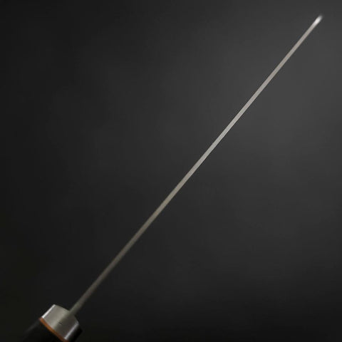 Nakiri VG-1 Poliert Schwarzer Westlicher Griff 160mm-[Musashi]-[Japan-Küchenmesser]