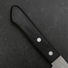 Nakiri VG-1 Poliert Schwarzer Westlicher Griff 160mm-[Musashi]-[Japan-Küchenmesser]