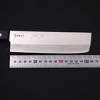 Nakiri VG-1 Poliert Schwarzer Westlicher Griff 160mm-[Musashi]-[Japan-Küchenmesser]