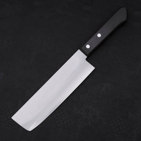 Nakiri VG-1 Poliert Westlicher Griff in Schwarz 165mm-[Musashi]-[Japan-Küchenmesser]