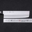 Nakiri VG-1 Poliert Westlicher Griff in Schwarz 165mm-[Musashi]-[Japan-Küchenmesser]
