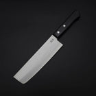 Nakiri VG-1 Poliert Schwarzer Westlicher Griff 165mm (Tsuba-nashi)-[Musashi]-[Japan-Küchenmesser]