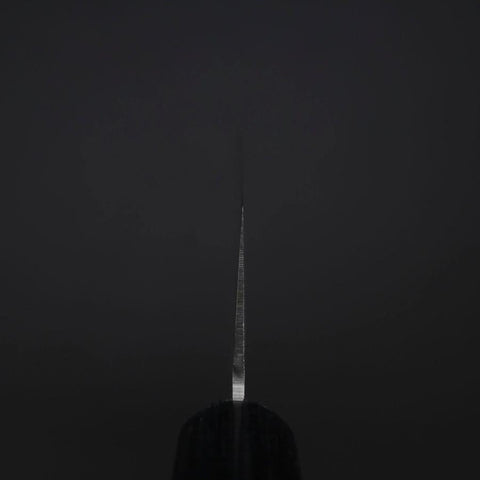 Nakiri VG-1 Poliert Schwarzer Westlicher Griff 165mm (Tsuba-nashi)-[Musashi]-[Japan-Küchenmesser]