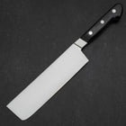 Nakiri VG-1 Poliert Schwarzer Westlicher Griff 170mm-[Musashi]-[Japan-Küchenmesser]