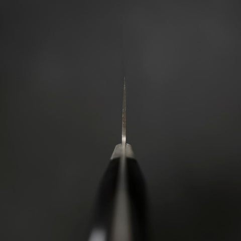 Nakiri VG-1 Poliert Schwarzer Westlicher Griff 170mm-[Musashi]-[Japan-Küchenmesser]