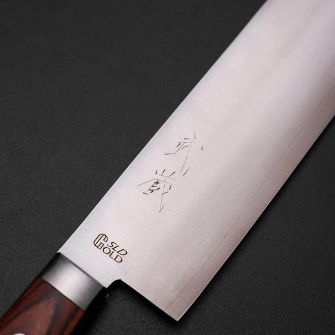 Nakiri VG-1 Poliert Westlicher Griff 165mm-[Musashi]-[Japan-Küchenmesser]