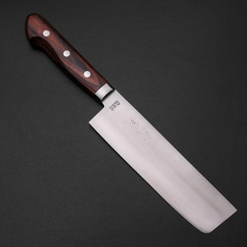 Nakiri VG-1 Poliert Westlicher Griff 165mm-[Musashi]-[Japan-Küchenmesser]