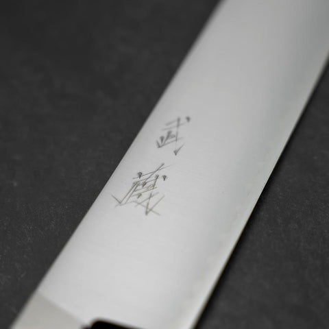 Nakiri VG-1 Poliert Westlicher Griff in Schwarz 170mm-[Musashi]-[Japan-Küchenmesser]