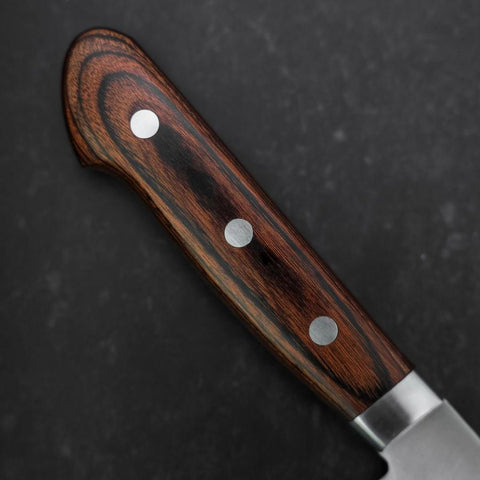 Nakiri VG-1 Poliert Westlicher Mahagoni Griff 165mm-[Musashi]-[Japan-Küchenmesser]