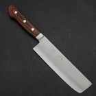 Nakiri VG-1 Poliert Westlicher Mahagoni Griff 165mm-[Musashi]-[Japan-Küchenmesser]