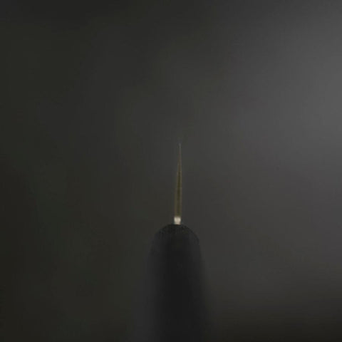 Nakiri VG-1 Poliert Westlicher Schwarzer Griff 160mm-[Musashi]-[Japan-Küchenmesser]
