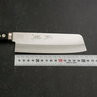 Nakiri VG-1 Poliert Westlicher Schwarzer Griff 160mm-[Musashi]-[Japan-Küchenmesser]