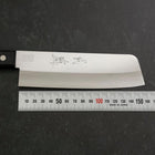 Nakiri VG-1 Poliert Westlicher Schwarzer Griff 160mm-[Musashi]-[Japan-Küchenmesser]