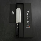 Nakiri VG-1 Poliert Westlicher Schwarzer Griff 160mm-[Musashi]-[Japan-Küchenmesser]