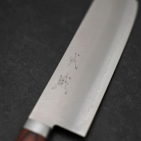 Nakiri VG-1 Polished Westlicher Mahagoni Griff 165mm-[Musashi]-[Japan-Küchenmesser]