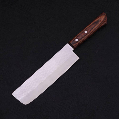 Nakiri VG-1 Tsuchime Westlicher Griff Mahagoni 165mm-[Musashi]-[Japan-Küchenmesser]
