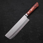 Nakiri VG-1 Tsuchime Westlicher Mahagoni Griff 165mm-[Musashi]-[Japan-Küchenmesser]