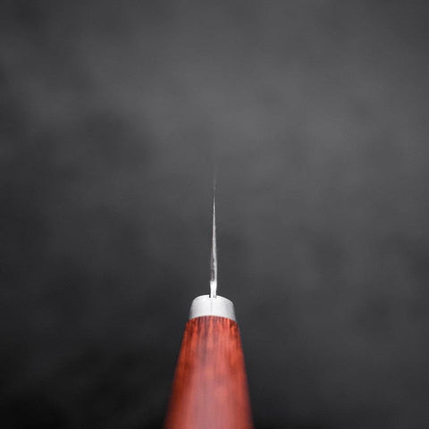 Nakiri VG-1 Tsuchime Westlicher Mahagoni Griff 165mm-[Musashi]-[Japan-Küchenmesser]